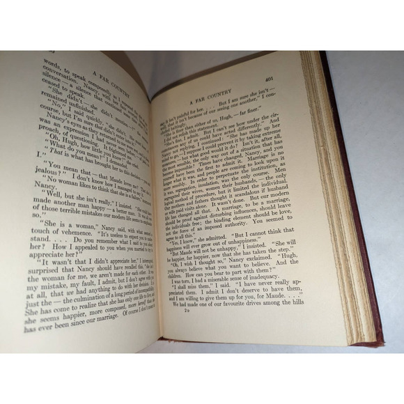 Antique 1915 A Far Country Winston Churchill HC Book Macmillan Co First Edition - Picture 11 of 12